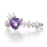 Heart of the Realm Amethyst Ring