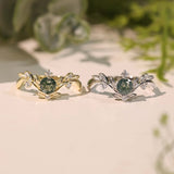 Willow Moss Agate Ring©