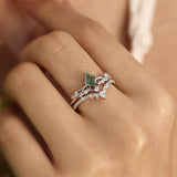 Victorian Lace Moss Agate Ring©