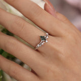 Victorian Lace Moss Agate Ring©