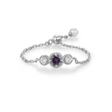 Birthstone Chain Ring