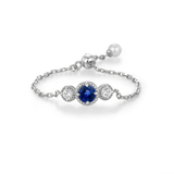 Birthstone Chain Ring