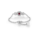 Birthstone Chain Ring