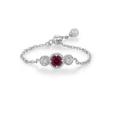 Birthstone Chain Ring