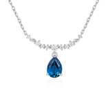 Breezy Whisper London Blue Topaz Necklace
