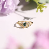 Lotus Moss Agate Ring©