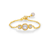 Birthstone Chain Ring
