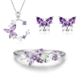 Monarch Butterfly Amethyst Set