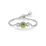 Birthstone Chain Ring