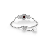 Birthstone Chain Ring