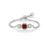 Birthstone Chain Ring