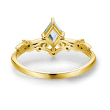 Victorian Lace Sky Blue Topaz Ring©