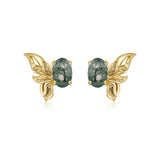 Sylphae Fairie Moss Agate Earrings