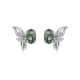 Sylphae Fairie Moss Agate Earrings