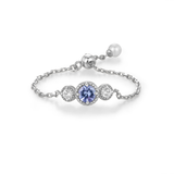 Birthstone Chain Ring
