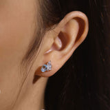 Twilight Star Sky Blue Topaz Earrings