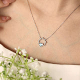Heart’s Desire Sky Blue Topaz Necklace©
