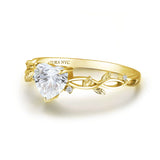 Everlasting Heart Cut Moissanite Ring©