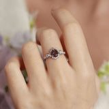 Galactic Oval Cut Alexandrite Ring