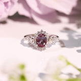 Galactic Oval Cut Alexandrite Ring
