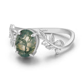 Build Your Own: Between the Leaf Oval Cut Ring©