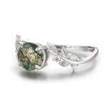 Build Your Own: Between the Leaf Round Cut Ring