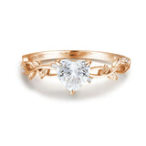 Everlasting Heart Cut Moissanite Ring©