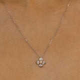 Gossamer Petal Pearl Necklace