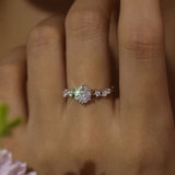 Starlit Moissanite Ring