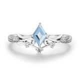 Victorian Lace Sky Blue Topaz Ring©