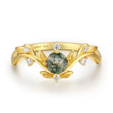 Willow Moss Agate Ring©