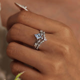 Woodland and Victorian Lace Sky Blue Topaz© Ring Set