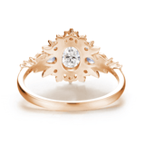 Dahlia Moissanite Tanzanite Ring©