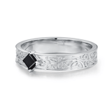 Oakleaf Black Onyx Ring (Male)