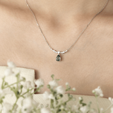 Breezy Whisper Moss Agate Necklace