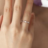 Cherry Blossom Tourmaline Band