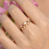 Divinity Opal Tourmaline Ring (Yellow Gold)