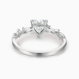Everlasting Heart Cut Moissanite Ring©
