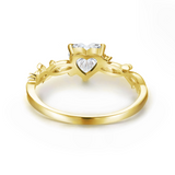 Everlasting Heart Cut Moissanite Ring©