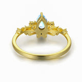 Lotus Moonstone Ring©