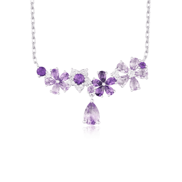 Lilac Blossom Amethyst Necklace