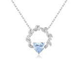 Heart’s Desire Sky Blue Topaz Necklace©