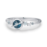 Planet London Blue Topaz Ring
