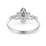 Lotus Moss Agate Ring©