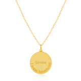 Gemini Zodiac Mantra Necklace