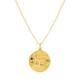 Leo Zodiac Mantra Necklace