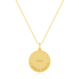 Libra Zodiac Mantra Necklace