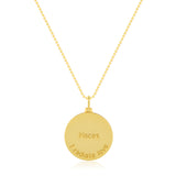 Pisces Zodiac Mantra Necklace