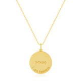 Scorpio Zodiac Mantra Necklace