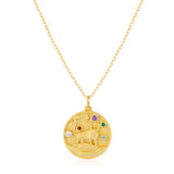 Taurus Zodiac Mantra Necklace
